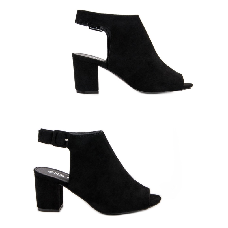 Nio Nio Built Sandals On A Bar black 2