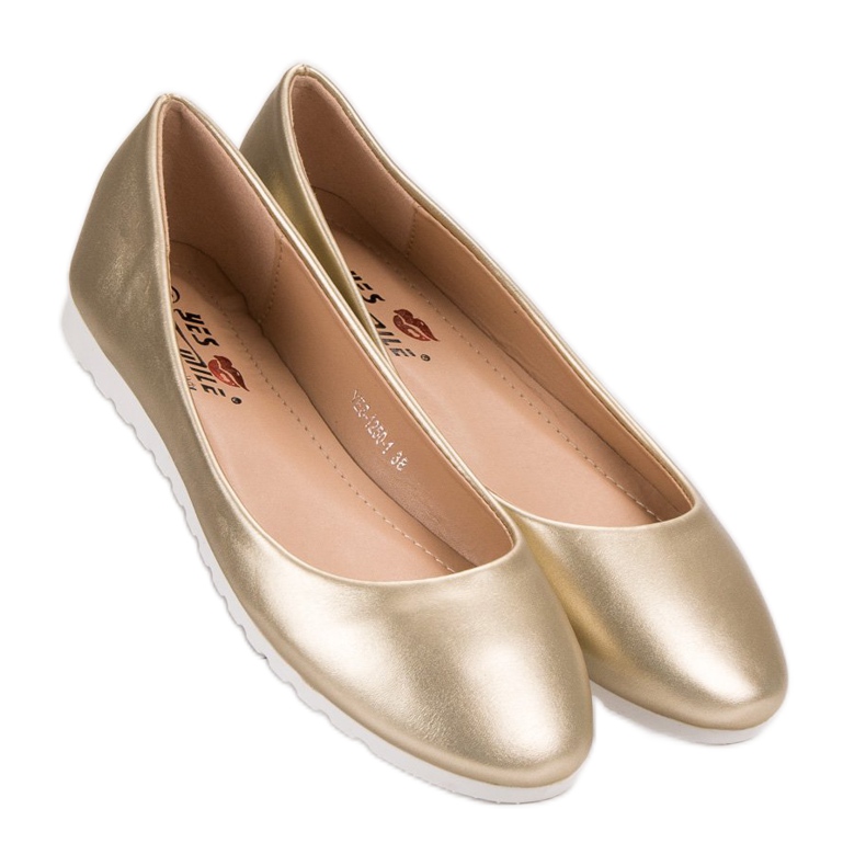 Yes Mile Classic golden ballerinas 2 Yes Mile Classic golden ballerinas 2