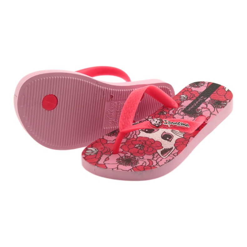 Ipanema Girls flip flops red 5