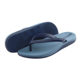Men's Ipanema 82629 gel flip flops blue navy blue 4