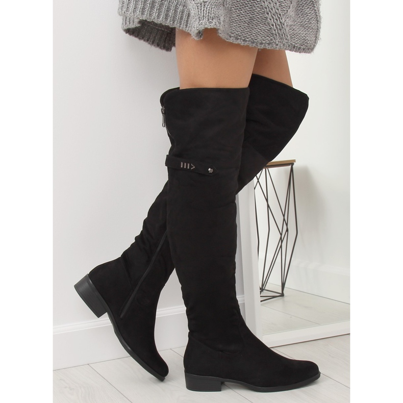 Black Thigh boots 7531-PG Black II-GAT 2