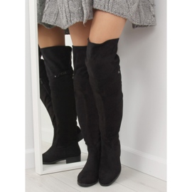 Black Thigh boots 7531-PG Black II-GAT 1