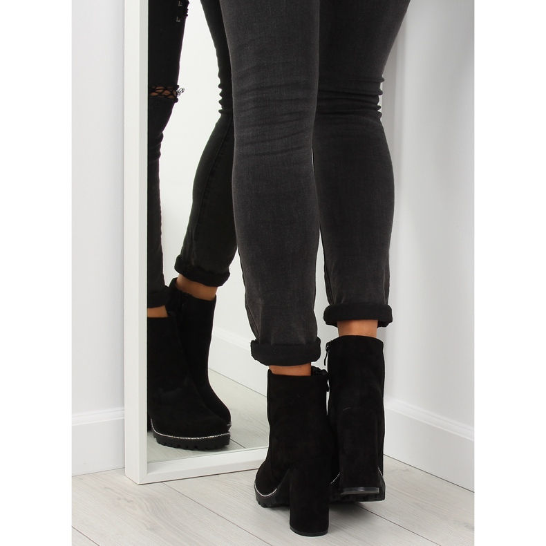 Black High heels black 58-581 Black II-GAT 1