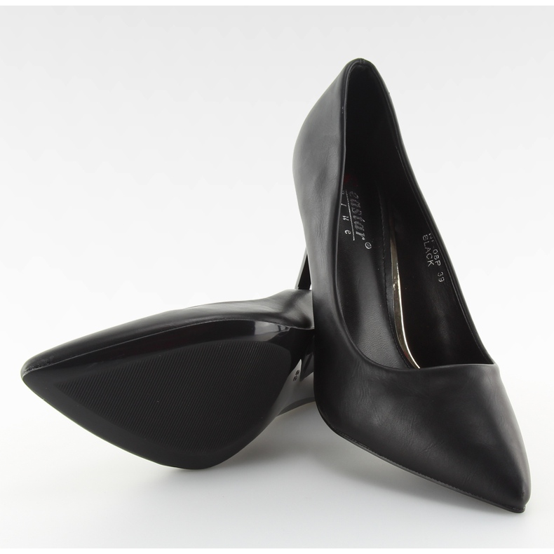 Matte black NF-08p Black II-GAT women's pumps 2