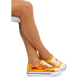 Yellow XL19P Yellow petrol sneakers golden 1