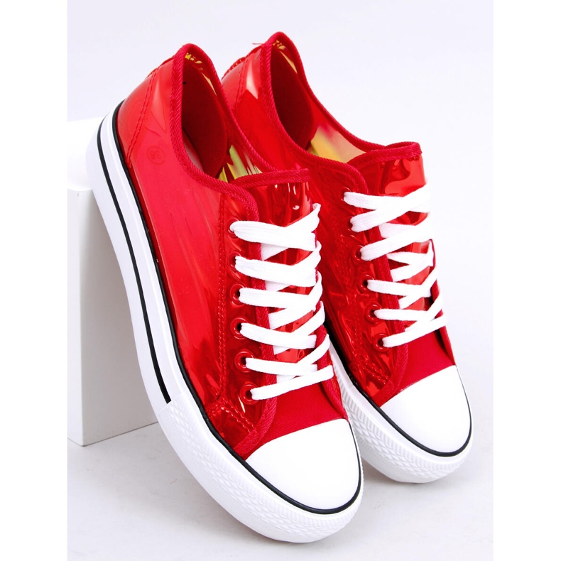 Red petrol XL19P Red sneakers 1