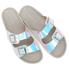 Gray BG28P Gray gasoline slippers grey 2