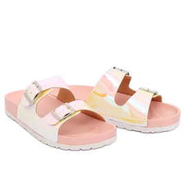 Pink BG28P Pink petrol slippers 2