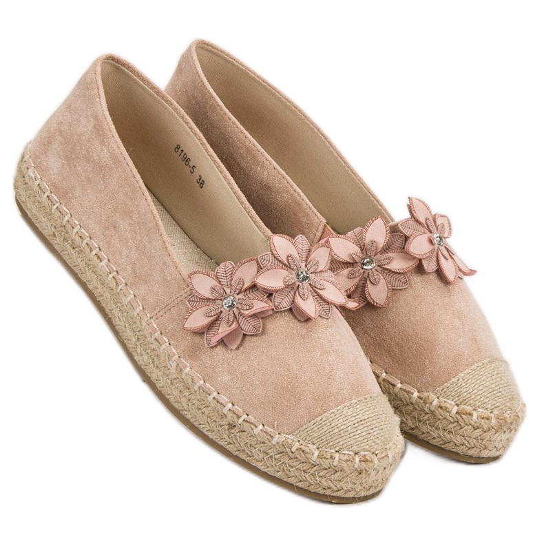 Espadrilles With Flowers pink 2