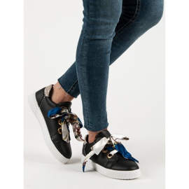 Sports Shoes Tied With A Ribbon black 1