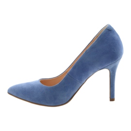 Pumps on a stiletto women's shoes Edeo 3313 blue 2 Pumps on a stiletto women's shoes Edeo 3313 blue 2