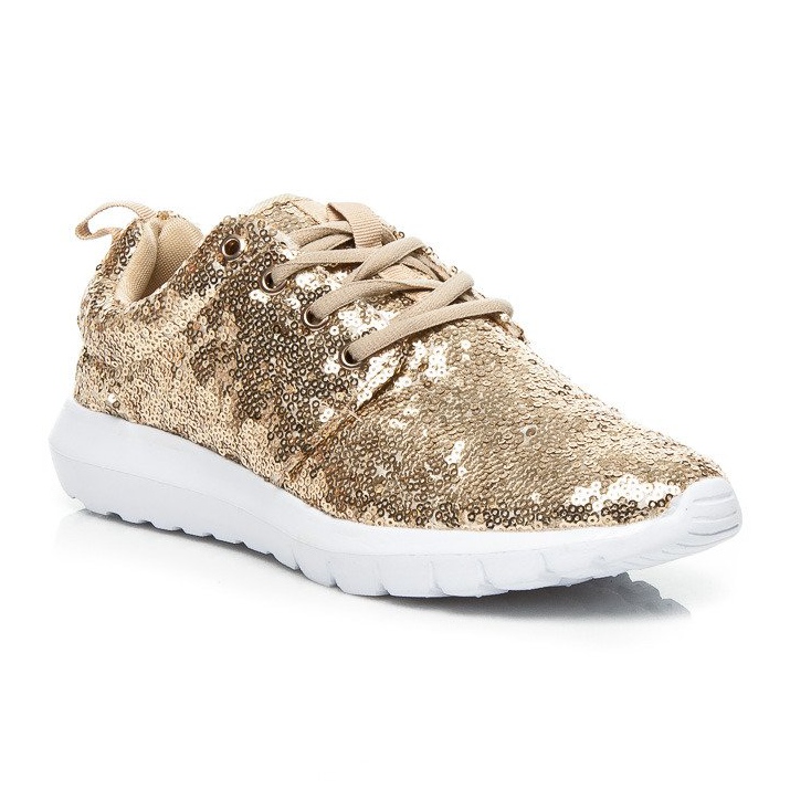 Via Giulia  Sports Glitter Shoes yellow 1 Via Giulia  Sports Glitter Shoes yellow 1