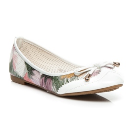 Sergio Todzi Flower ballerinas white 1