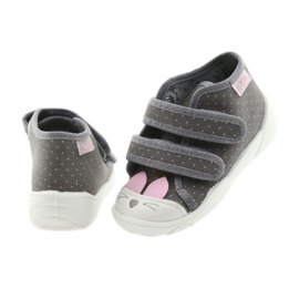 Befado children's shoes 212P059 grey pink 5 Befado children's shoes 212P059 grey pink 5