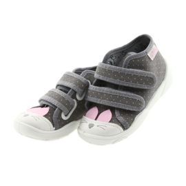 Befado children's shoes 212P059 grey pink 3