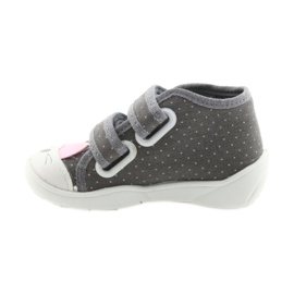 Befado children's shoes 212P059 grey pink 2