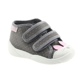 Befado children's shoes 212P059 grey pink 1