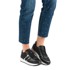 Comfortable Black Sneakers 1