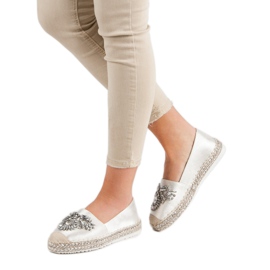 White Espadrilles With Ornaments 2
