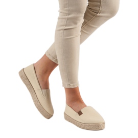 Beige Espadrilles Slip On 2