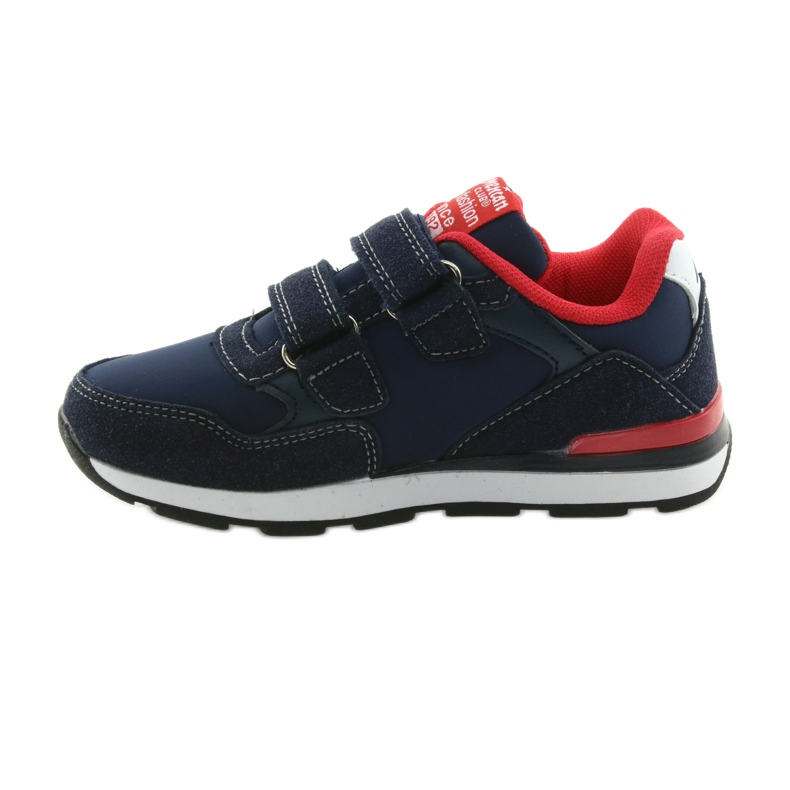 American Club American BS08 leather insole sports shoes red navy blue 2 American Club American BS08 leather insole sports shoes red navy blue 2