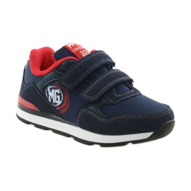 American Club American BS08 leather insole sports shoes red navy blue 1