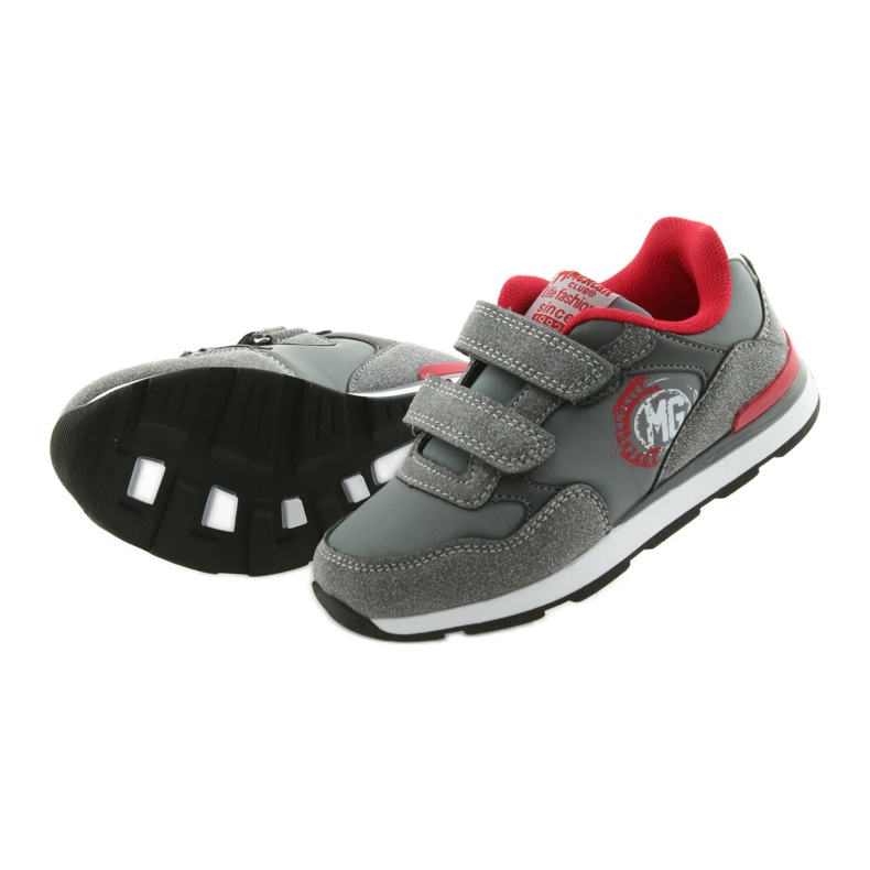 American Club American BS08 leather insole sports shoes grey red 5 American Club American BS08 leather insole sports shoes grey red 5