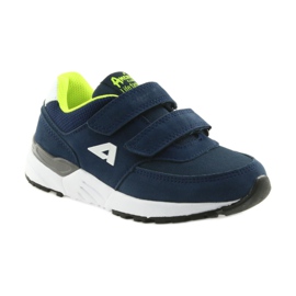 American Club BS09 navy blue leather insole green 1