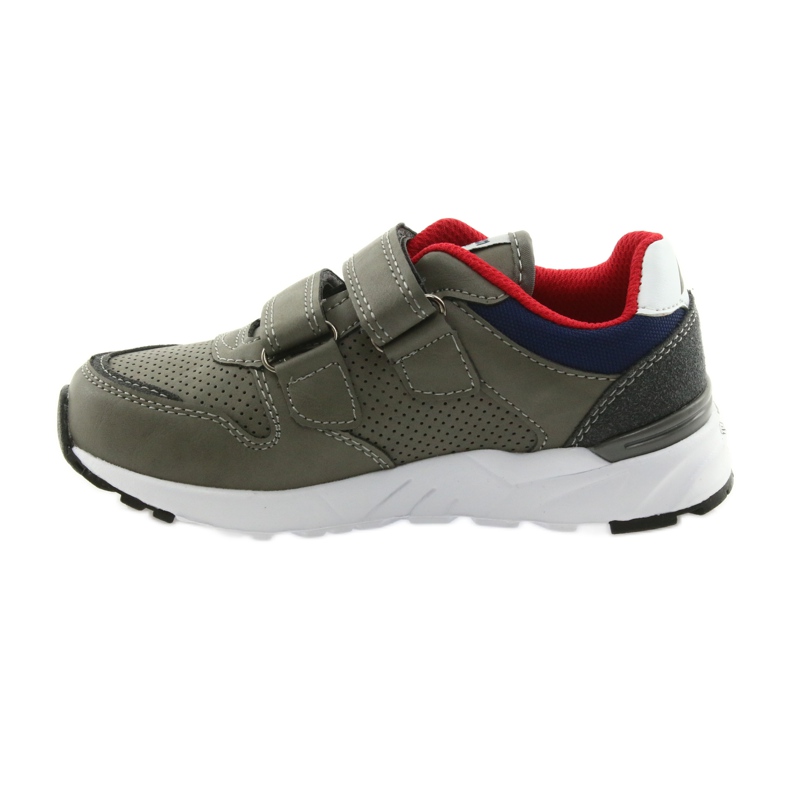 American Club sports shoes with leather insole grey red navy blue 2 American Club sports shoes with leather insole grey red navy blue 2