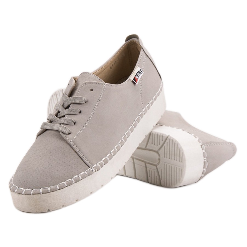 Gray Tied Shoes VICES grey 1