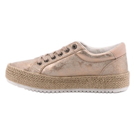Betler Fashionable Espadrilles sneakers pink 2