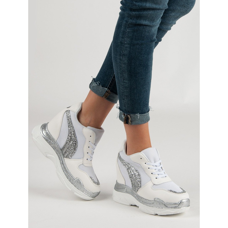 White Sneakers With Glitter VICES 2