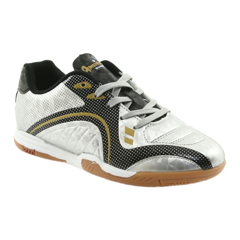 American Club OG13 Silver sports indoor shoes black grey yellow 1 American Club OG13 Silver sports indoor shoes black grey yellow 1