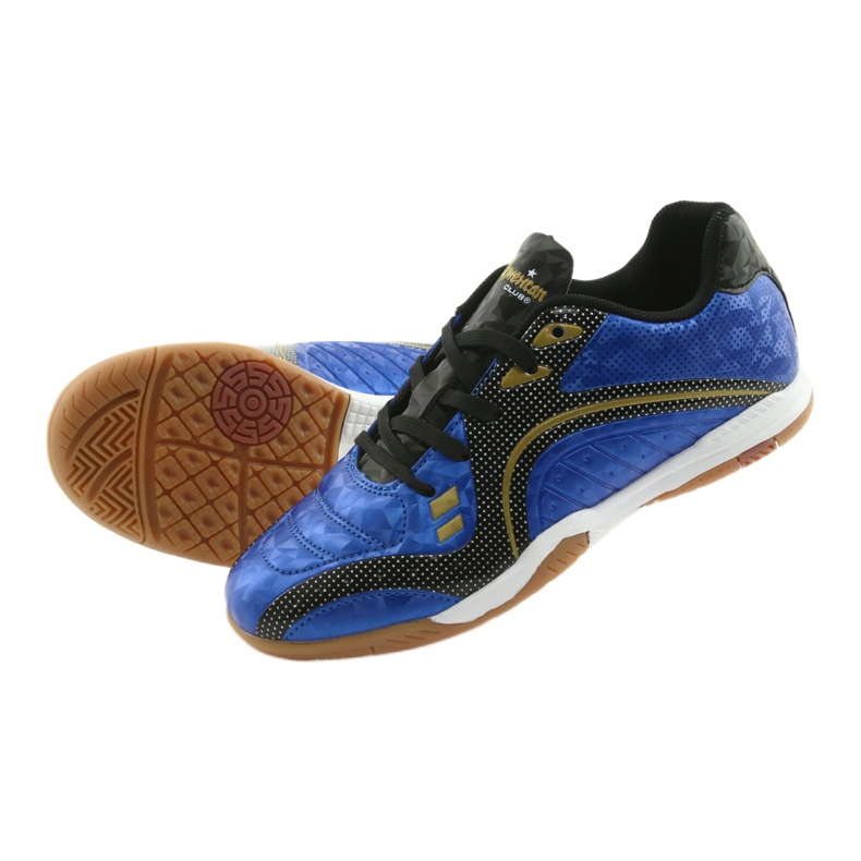 American Club OG13 Royal indoor sports shoes black blue yellow 5