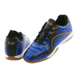 American Club OG13 Royal indoor sports shoes black blue yellow 4