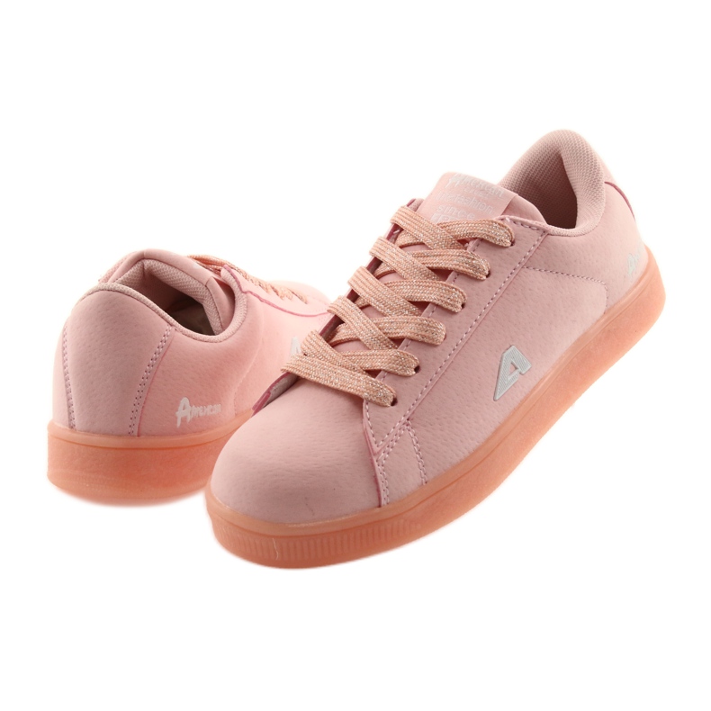 American Club BS07 sports shoes, leather insert pink 4 American Club BS07 sports shoes, leather insert pink 4