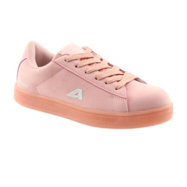American Club BS07 sports shoes, leather insert pink 1 American Club BS07 sports shoes, leather insert pink 1