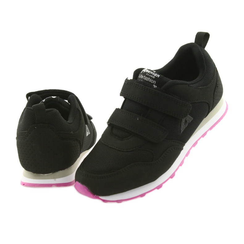 American Club WT30 black girls' sports shoes 4