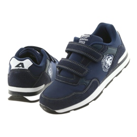 American Club BS01 leather insole white navy blue 4