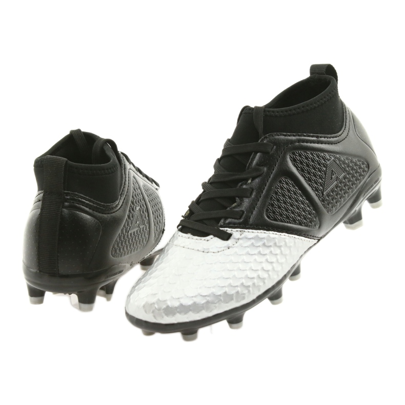 American Club OG23 boys' sports cleats silver 4