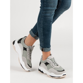 Kylie Sneakers On The Platform grey 1