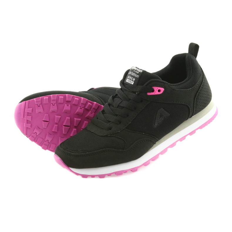 American Club WT26 Black sports shoes pink 5