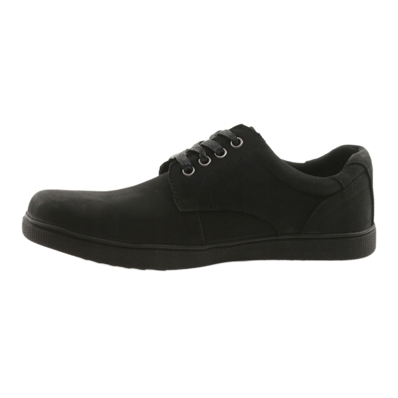 American Club Black -cycle men's leather shoes 2