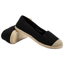 Fashionable Black Espadrilles 1