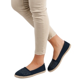 Navy Blue Espadrilles With Crystals 2 Navy Blue Espadrilles With Crystals 2