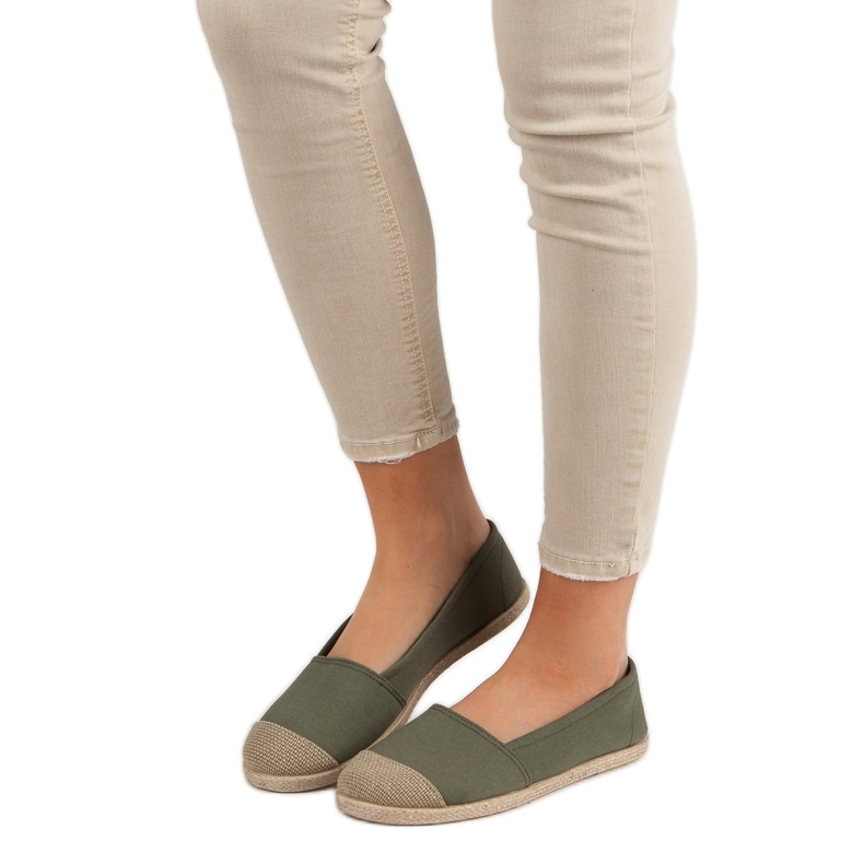 Trendy Green Espadrilles 1