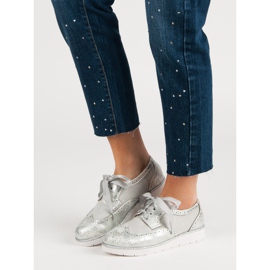 Vices Shoes tied with a ribbon grey 1