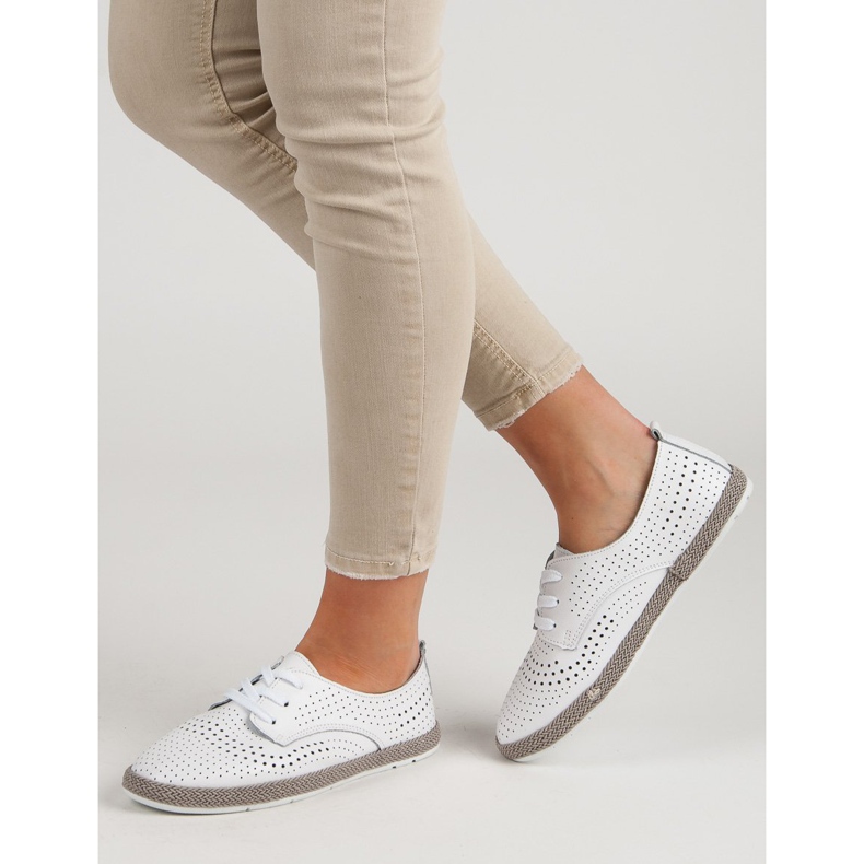 Filippo Leather Espadrilles white 2