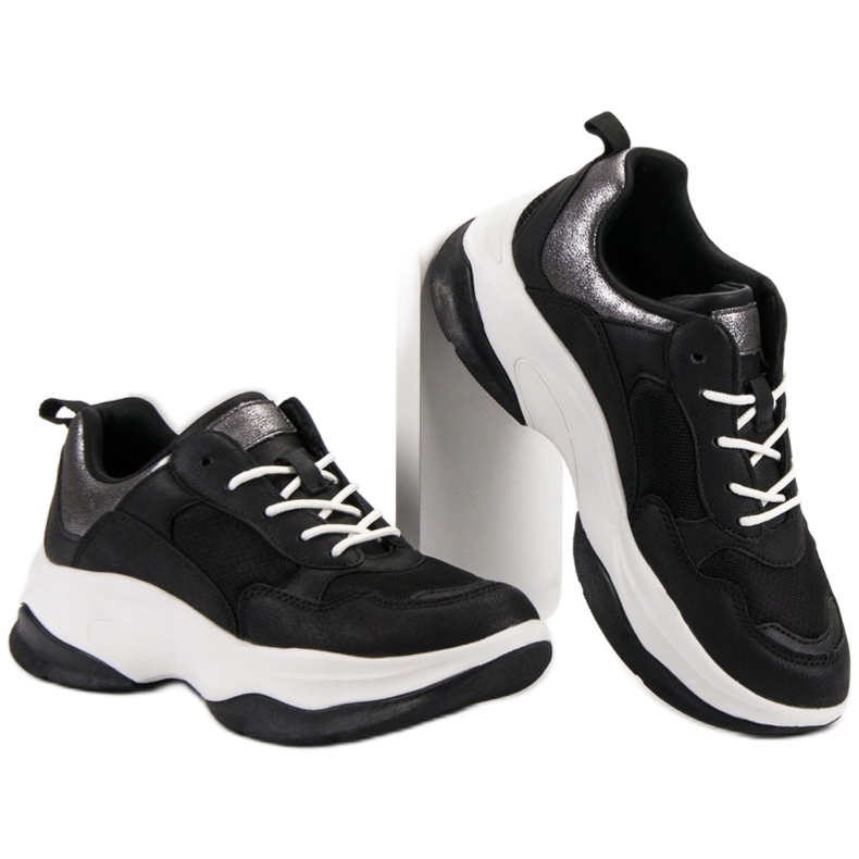 Kylie Fashionable Black Sneakers 1