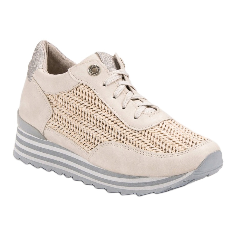 Aclys Sneakers With Pattern beige 1